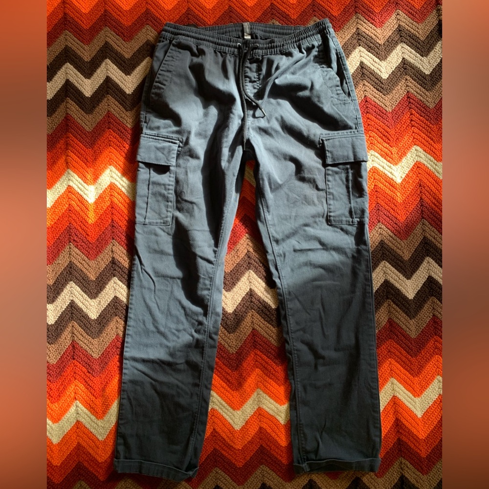 Volcom Men's Charcoal Cargo Pants